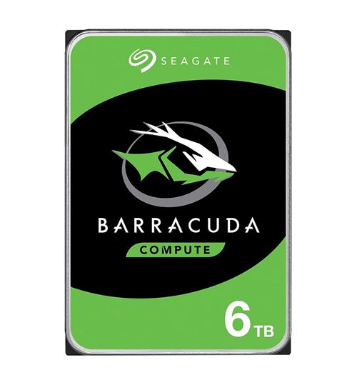 Seagate Barracuda St6000Dm003 - Disque Dur - 6 To - Interne - 3.5" - Sata 6Gb/S - Mémoire Tampon : 256 Mo