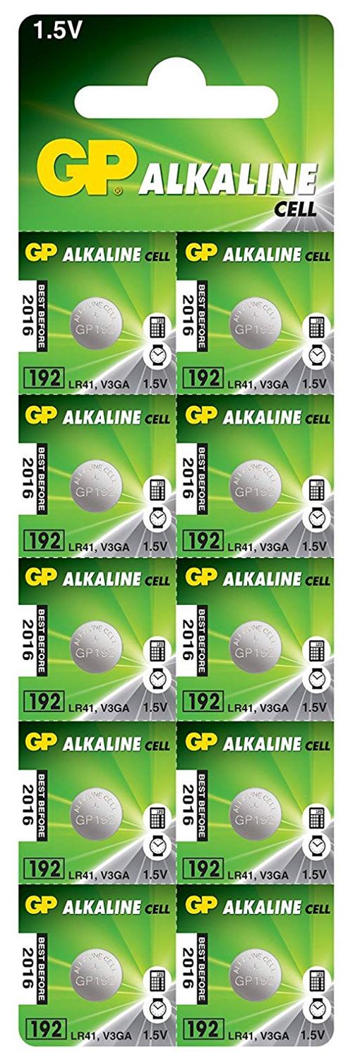 Lot de 10 piles bouton alcalines 192 Lot de 10 piles de type C)