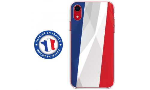 Coque souple pour Apple iPhone XR avec impression Motifs drapeau de la France