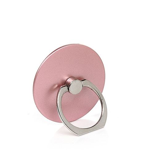 Support rond d'anneau de doigt pour téléphone portable de 360 ​​° avec la Béquille Or Rose