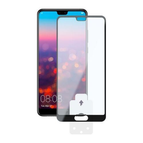 Film Protecteur en Verre Trempé pour Téléphone Portable Huawei P20 2.5D Noir