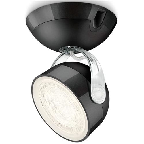 Philips - Spot LED noir Dyna L9,6 cm
