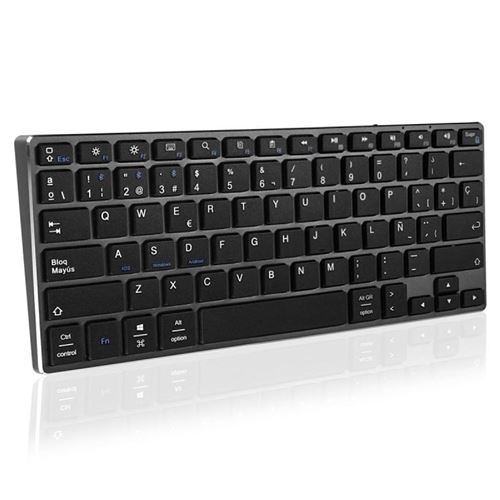 Clavier sans fil Subblim Advance Compact BLUETOOTH 3.0 350 mAh - Gris