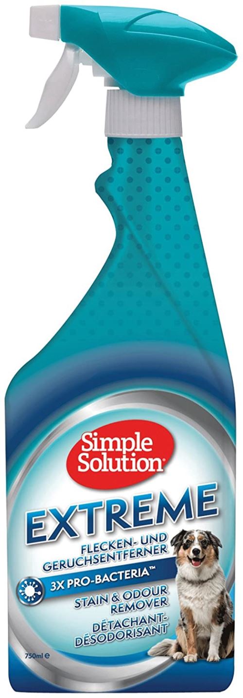 Simple Solution Détachant Désodorisant Extrême pour Chien 750 ML pour Chien