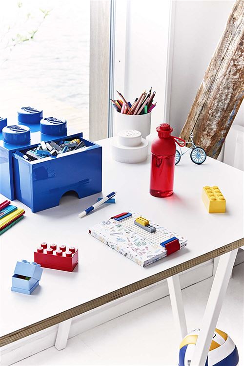 Boite de rangement LEGO tiroir empilable 4 tenons - Brique rouge – La  Briqueterie