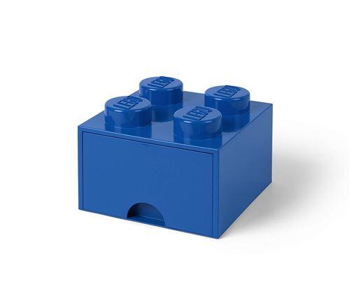 Tiroir en brique LEGO 8 boutons, 2 tiroirs, boîte de rangement empilable,  9.4 l