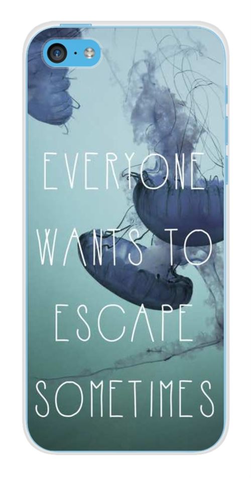 Coque en silicone imprimée compatible Apple iPhone 5C Escape