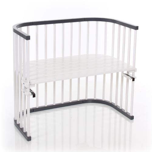 Berceau cododo Maxi - Laqué gris ardoise et blanc