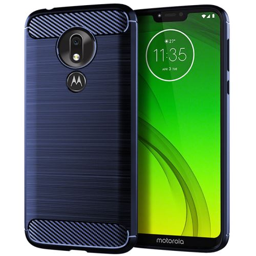 Etui Coque de protection durable souple pour Moto G7 Power美版 - Blue