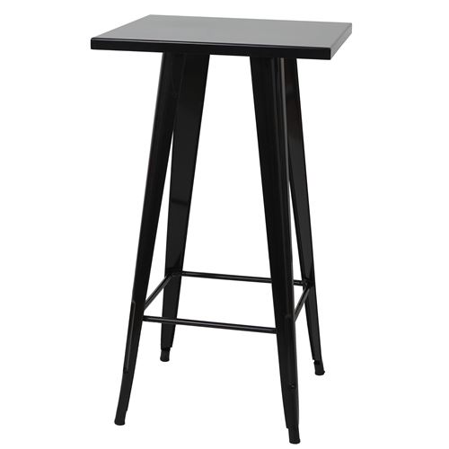 Mendler Noir Table Haute Métal - Image 2