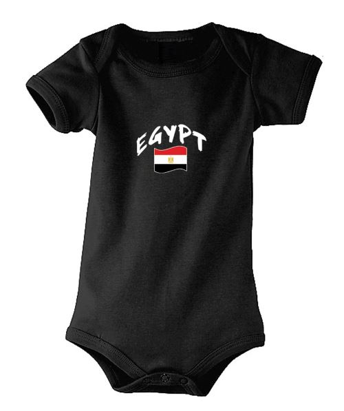 Supportershop Egypte Body Mixte Bébé, Noir, FR : (Taille Fabricant : 18-23 Mois)