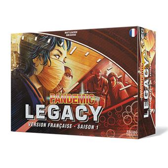 Jeu de société Asmodée Pandemic Legacy Saison 1 Rouge