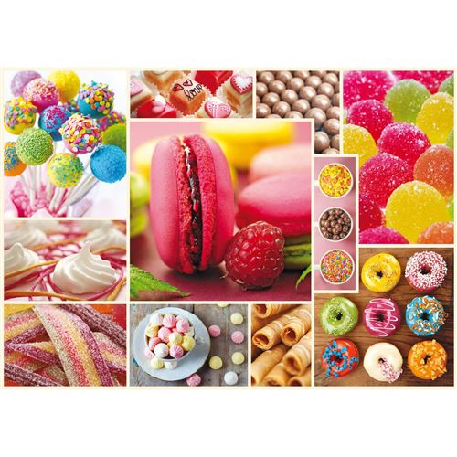 Puzzle 1000 Pièces : Candy Collage, Trefl