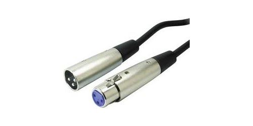 XLR Câble de liaison Kash 55310-4 [1x XLR femelle - 1x XLR mâle] argent 2 m