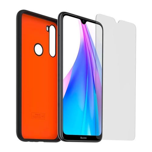 pack coque et verre trempé pour xiaomi remdi 8t + assurance casse durant 12 mois