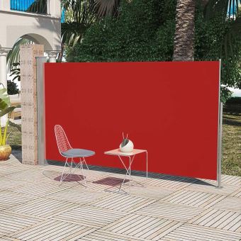 Paravent Store Vertical Patio Terrasse 180 X 300 Cm Rouge Rouge