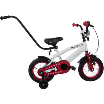 Velo Enfant Bebe 12 24 Mois Avec Poussoir Bmx 12 Poussette Achat Prix Fnac