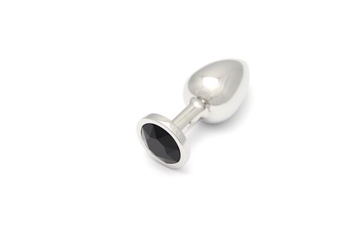ROSEBUDS Classic, Plug Anal Taille Large 35mm avec Cristal Swarovski 27mm, Jet