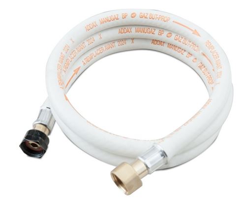 Tuyau à gaz flexible 150 cm avec embouts vissés