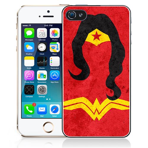Coque pour iPhone 5C wonder woman art design