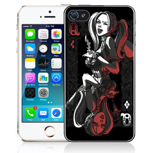 Coque pour iPhone 5C harley queen carte