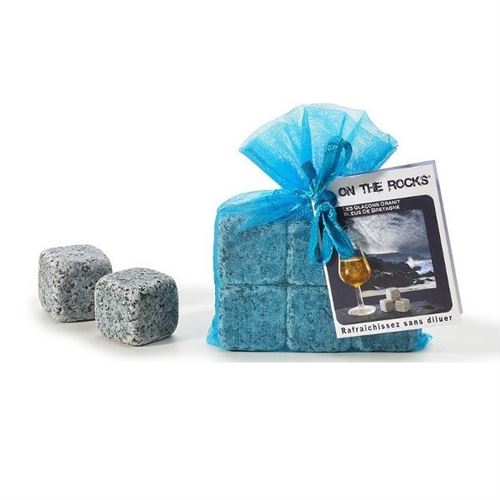 Sachet de 6 glaçons en granit de bretagne On The Rocks on the rocks