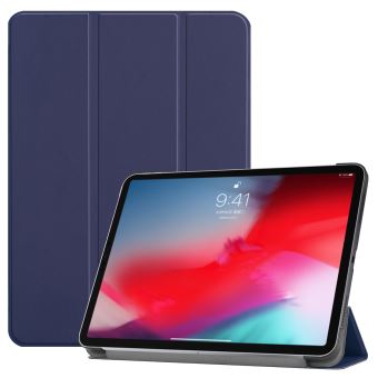 Etui nouvel Apple iPad Mini 7.9 pouces 2019 (iPad Mini 5) Wifi - 4G/LTE  Smartcover pliable bleu navy avec stand - Housse coque de protection New  iPad Mini 7.9 pouces 2019 