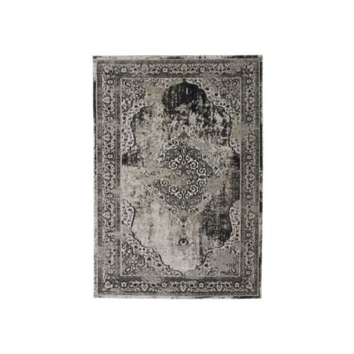 VINTAGE Tapis intérieur et extérieur - 120 x 170 cm - Gris - Polypropylene