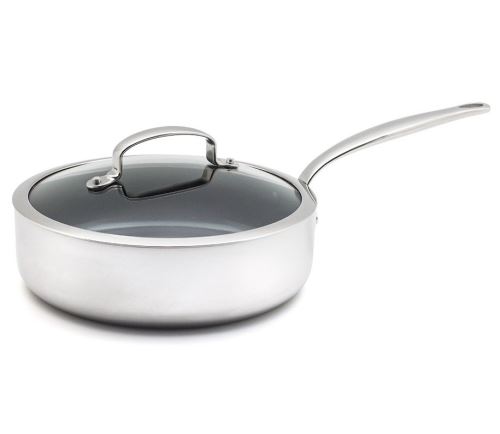 sauteuse inox 24cm avec couvercle - cc000845-001