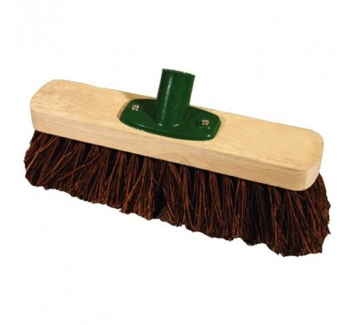 Tête de balai coco rigide en bois Jantex 305mm -