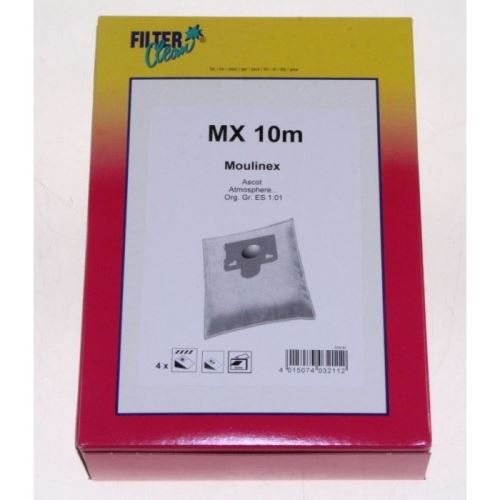 Mx10m 4 sacs aspirateur + 1 filtre - d324541