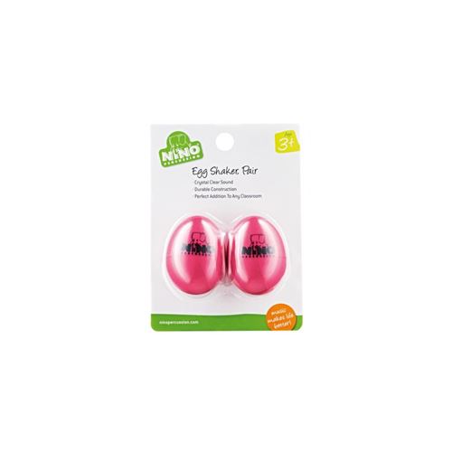 Paire shakers oeuf couleur rose- NINO540SP-2