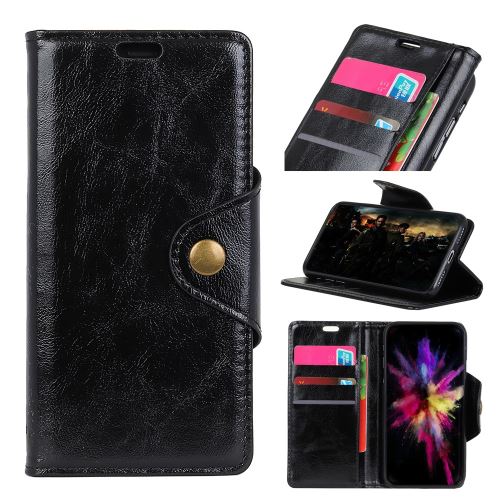 Etui en PU noir pour votre Huawei Honor Play 8A