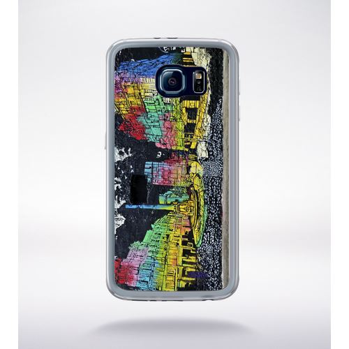 Coque Street Art Compatible Samsung Galaxy S6 Transparent