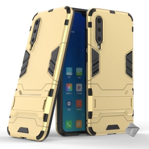 Housse etui coque rigide anti choc pour Xiaomi Mi 9 SE avec verre trempe - OR