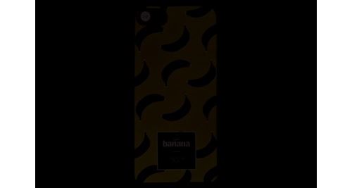Coque semi-rigide bleue bananes pour iPhone 7
