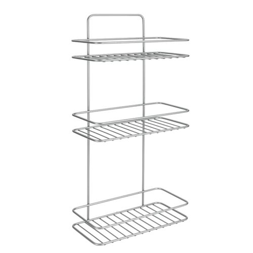 Metaltex Reflex Support de salle de bain 3 niveaux, mur droit