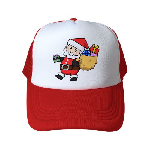 Casquette Chapeau de noël pour Adulte Unisexe - Rouge&Blanc #20
