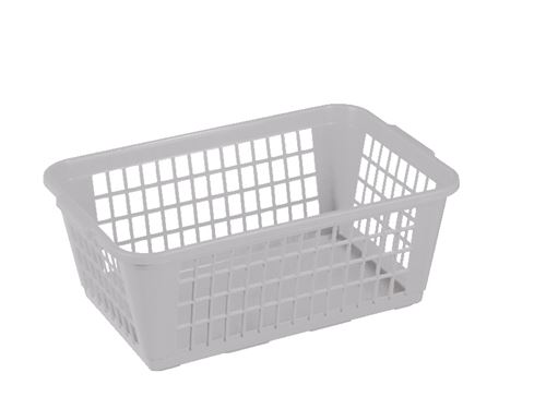 Panier de rangement Sunware Basic argent moyen