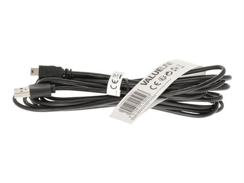 Valueline VLCT60300B30 Câble USB 2.0 A Mâle - Mini-b Mâle Noir