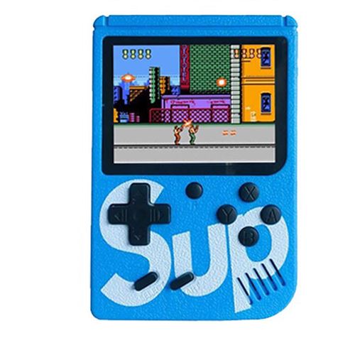 Console de jeu portable rétro avec écran 3 pouces 400 FC classique simple CL400 - bleu
