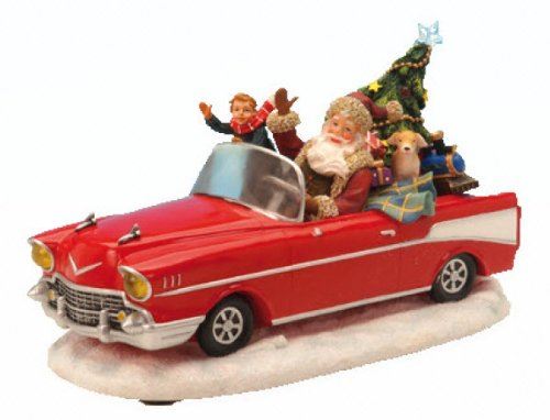 Boîte à musique - Cadillac - Cabriolet du Père Noël