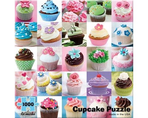 cupcake 1000 Piece Puzzle + Mini Poster by Re-marks