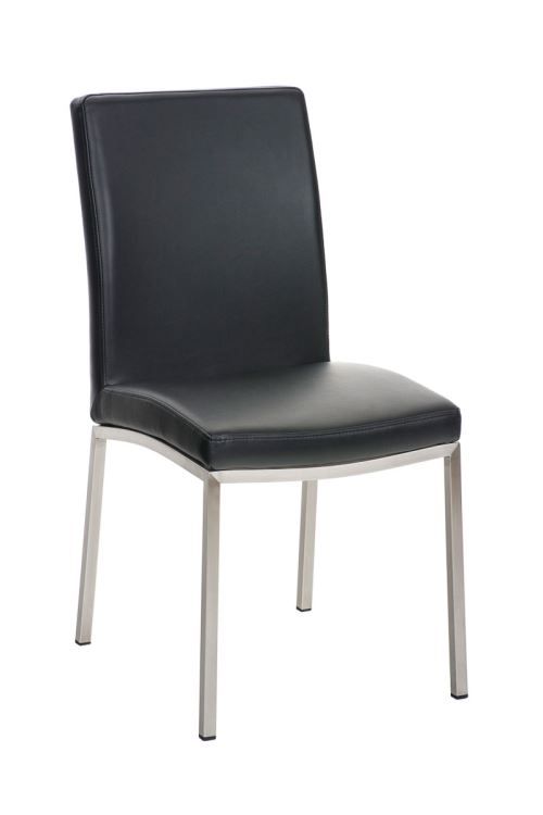 Chaise Grenoble Similicuir , Noir