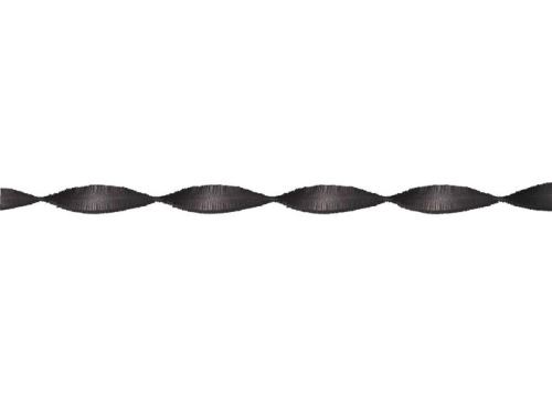 Haza Original guirlande festive papier crêpe 24 m noir