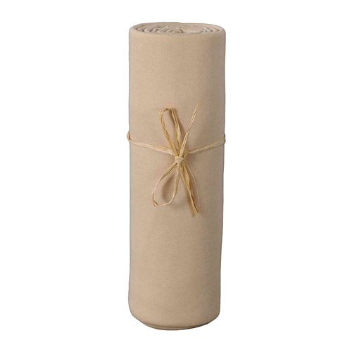 Drap housse jersey bio 60x120 cm - Cappuccino