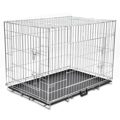 Comparer les prix de vidaXL Cage métallique et pliable pour chiens XL