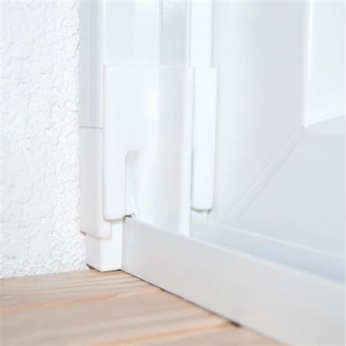 Moustiquaire Coulissante Baie vitr/ée XXL 2 Panneaux Alu L240 x H240 cm Blanc