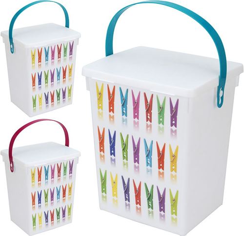 Boîte de rangement pour pince à linge