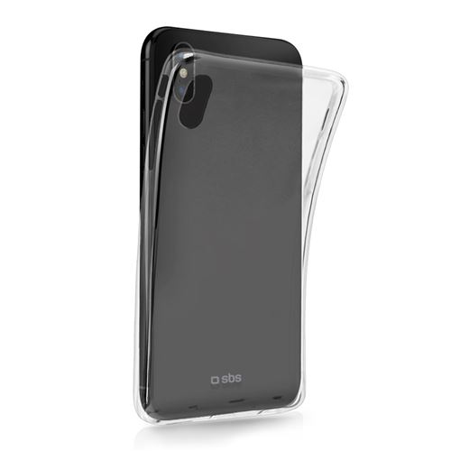 SBS Skinny TESKINIPXT - Achterzijde behuizing voor mobiele telefoon - thermoplastic polyurethaan (TPU) - transparant - voor Apple iPhone X